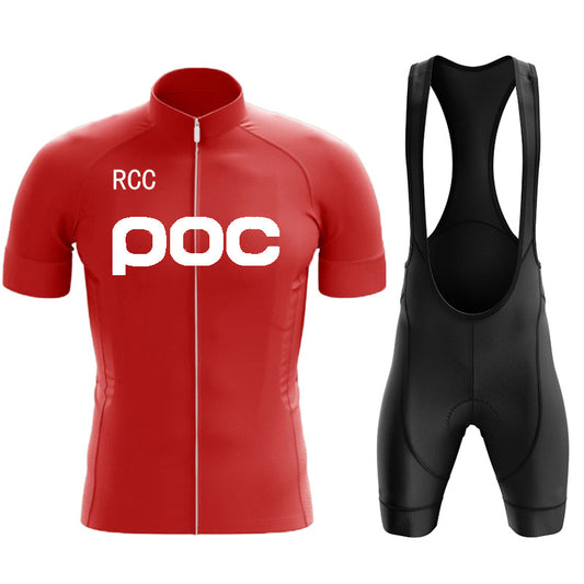 Breathable Cycling Set – Summer Short Sleeve Jersey & Bib Shorts for Men & Women